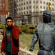 Illustration for article titled Goofy Spider-Man Glitch Turns Everyone Into Walking Piles Of Denim